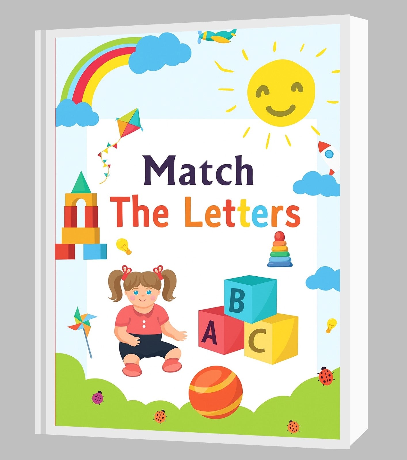 Alphabet Activity Book for Kids – Pre-KG (Age 3+) | Learn Letters, Tracing & Vocabulary | Printable PDF