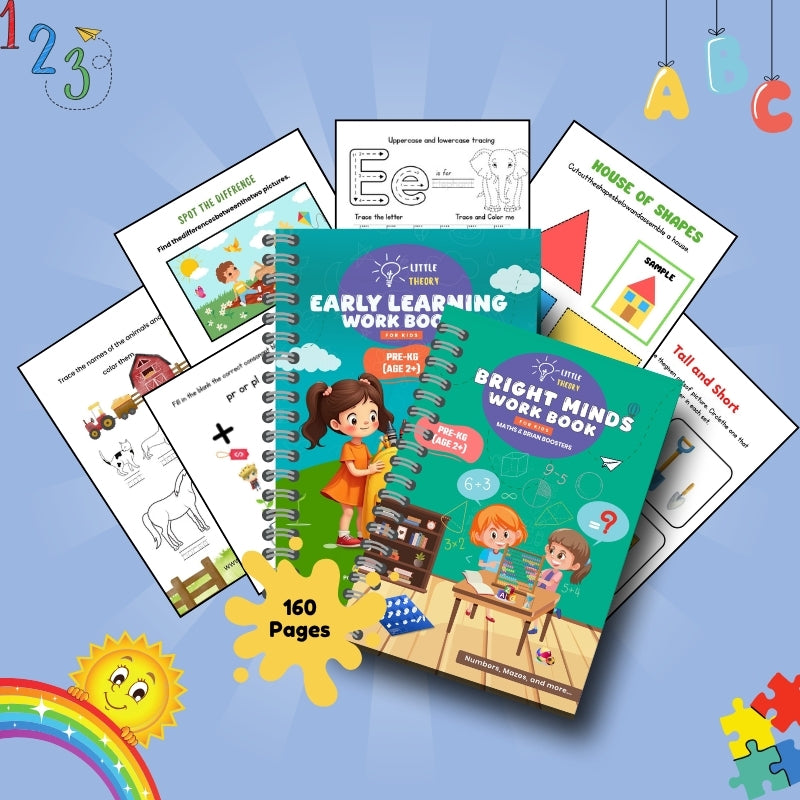 Nursery Workbook (Age 2+) Printable Early Learning + Brain Boosting Workbook for Toddlers | PDF Download