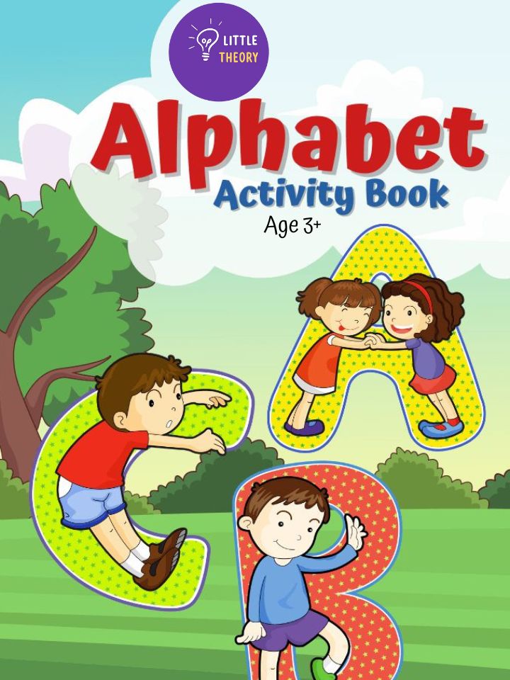 Alphabet Activity Book for Kids – Pre-KG (Age 3+) | Learn Letters, Tracing & Vocabulary | Printable PDF