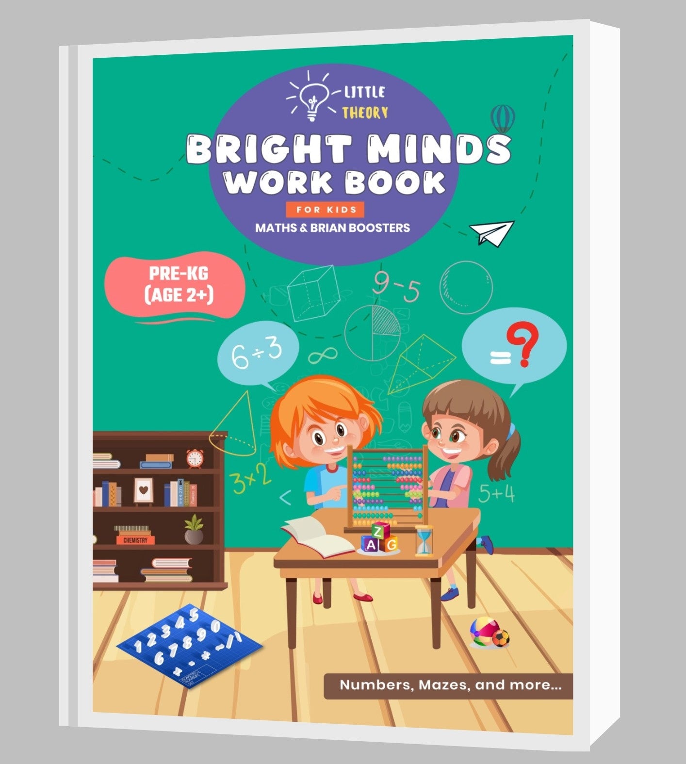 Nursery Workbook (Age 2+) Printable Early Learning + Brain Boosting Workbook for Toddlers | PDF Download