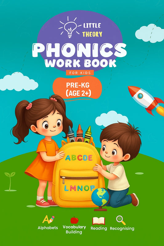 Phonics Workbook for Kids – Pre-KG (Age 2+) | Learn Sounds, Words & Early Reading | Printable PDF