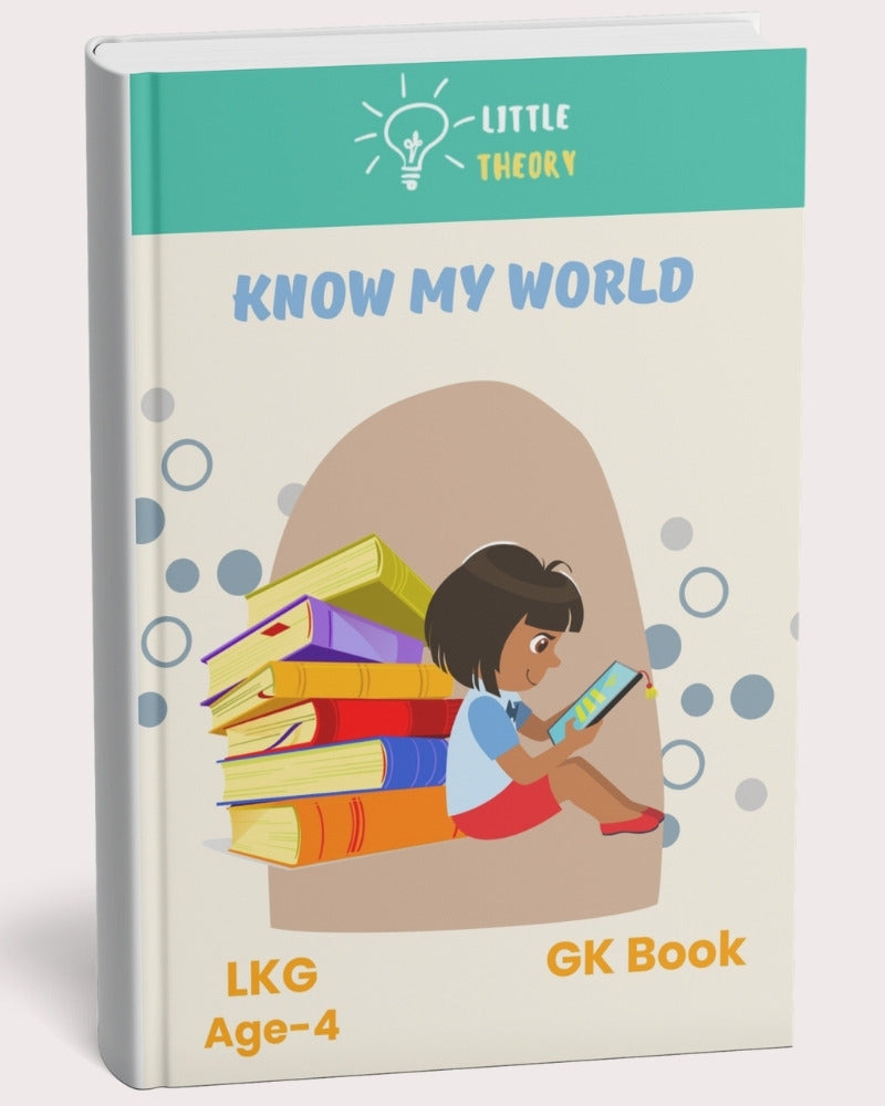 Interactive Learning Worksheets for LKG (Age 4) – Build Early Skills in Phonics, Numbers, Shapes, Pre-Writing & More | Printable PDF